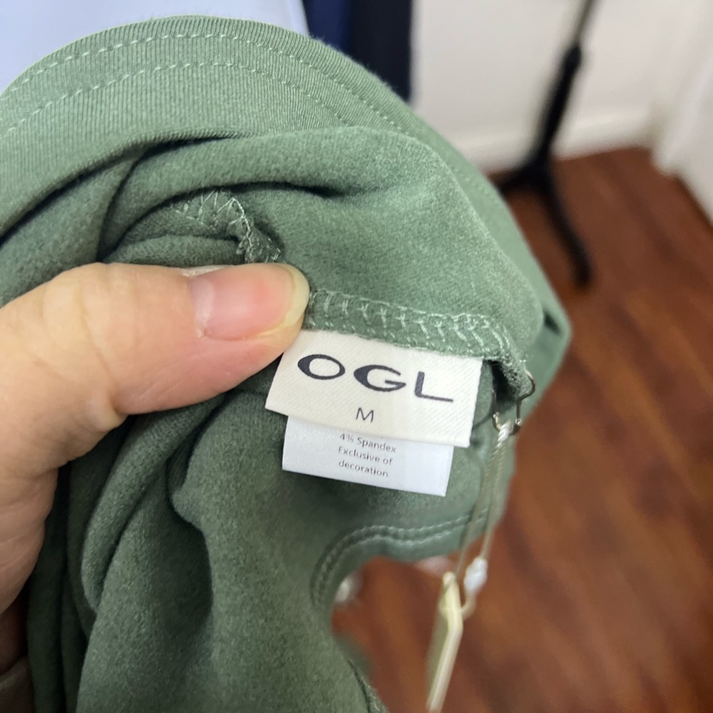 OGL Ruched Side Mermaid Maxi Skirt-Brushed Inside - Picture 5 of 8